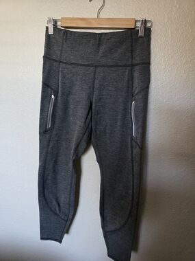 Athleta Ranier Heathered Tight, Grey